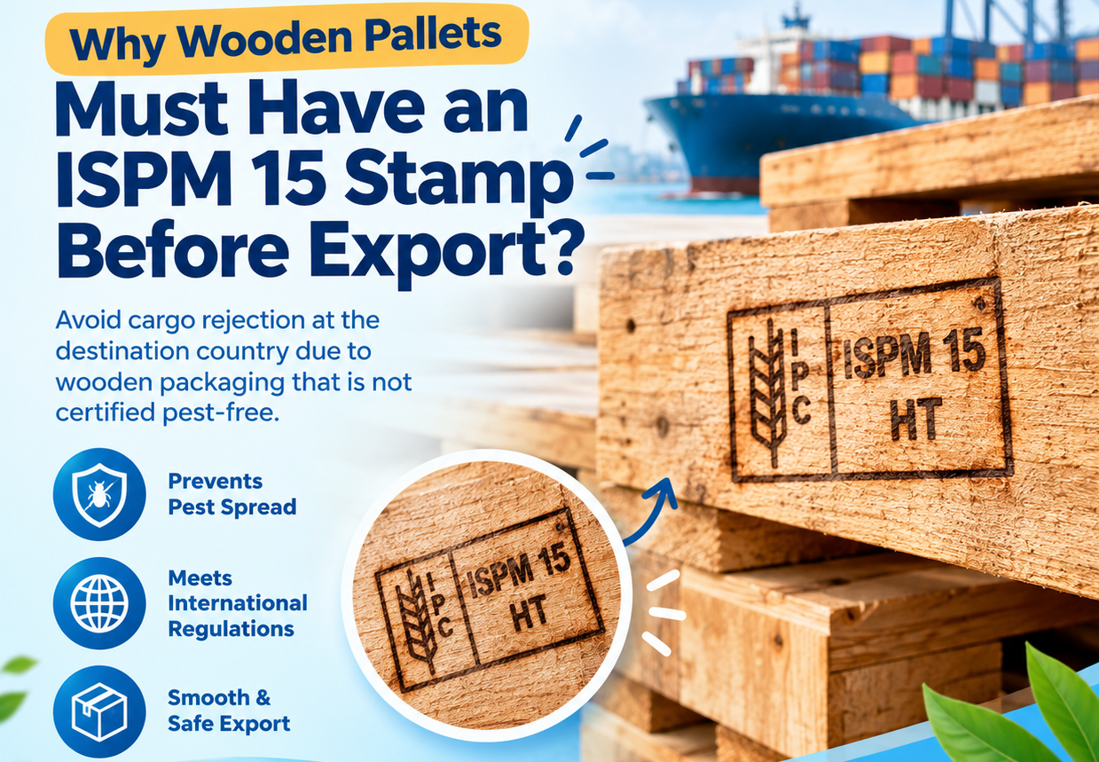 Why Must Wooden Pallets Have an ISPM 15 Stamp Before Export